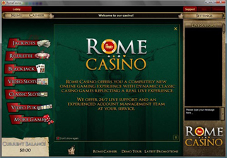 Rome Casino | www.romecasino.com | mac poker online casino